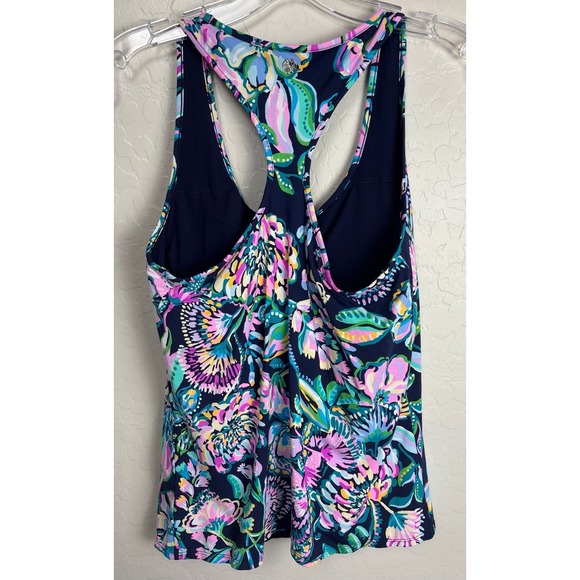 Lilly Pulitzer High Tide Racer Back Tank, Skort, Jacket Set M Navy 1959 - Picture 6 of 12
